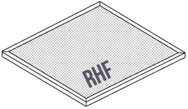 [RPW2002162] RHF0503 Range Hood Filter  5-1/16 X 7-5/8 X 3/32, PT, CTR, SS 4358853